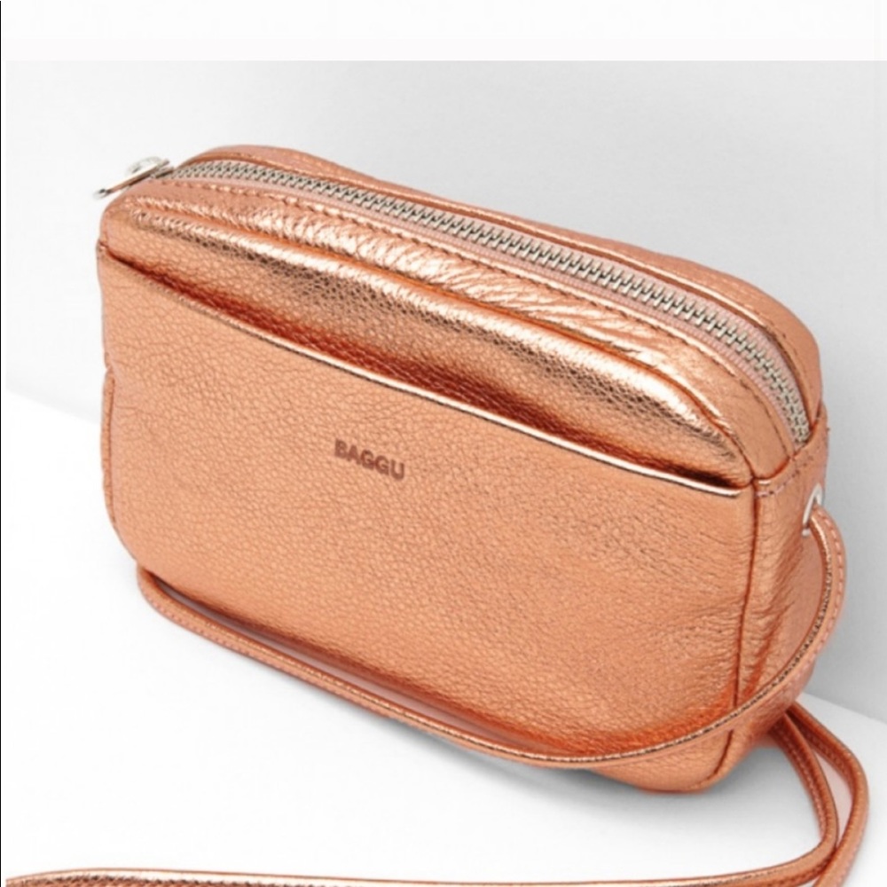 Baggu copper mini purse